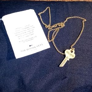 The Giving Key Necklace " BELIEVE"